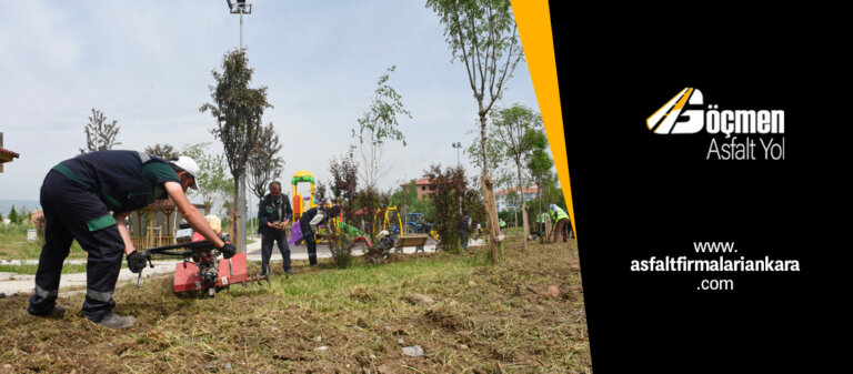 Park Bahçe Koşu Yolu Çalışmaları